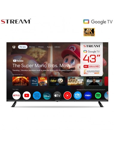 TELEVISION 43 ULTRA HD 4K SOUND PRO GOOGLE TV STREAM