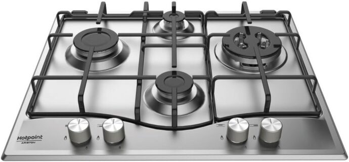 PLAQUE ARISTON 4FX INOX AVEC FONTE 60CM GB6026SS