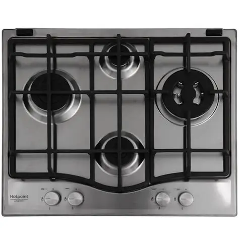 PLAQUE ARISTON 4FX INOX AVEC FONTE 60CM B62240