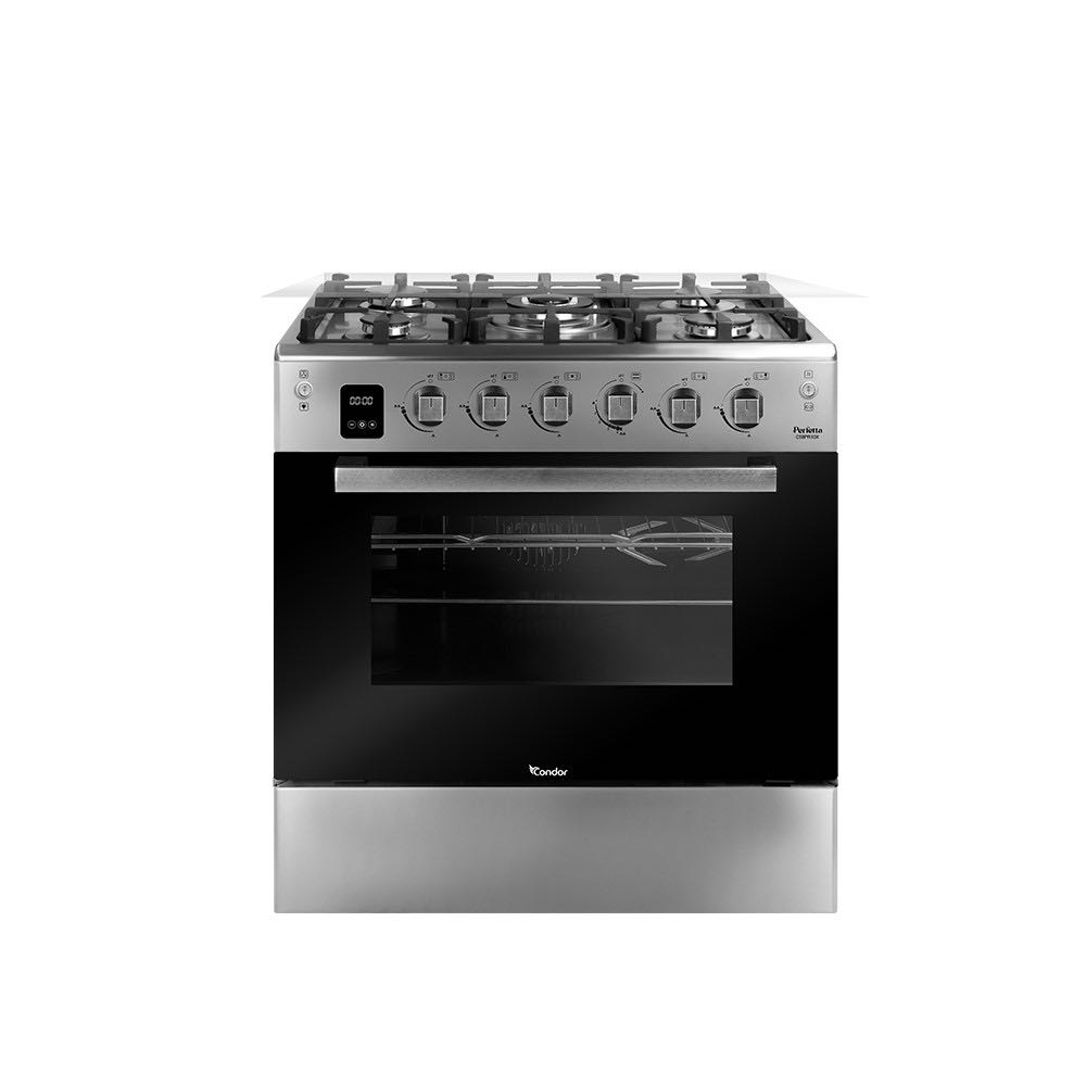 CUISINIERE PERFETTA 5FEUX FULL INOX CONDOR