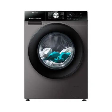 MACHINE A LAVER HISENSE 10.5 1400T TITANIUM VAPEUR WIFI WF3S1043BT
